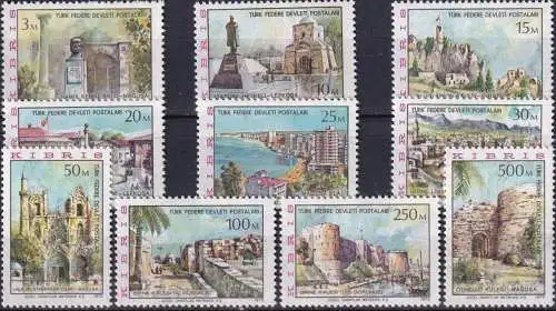 TÜRK. ZYPERN 1975 Mi-Nr. 10/19 ** MNH