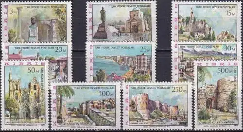 TÜRK. ZYPERN 1975 Mi-Nr. 10/19 ** MNH