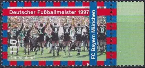 DEUTSCHLAND 1997 Mi-Nr. 1958 ** MNH