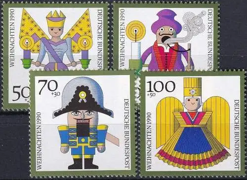 DEUTSCHLAND 1990 Mi-Nr. 1484/87 ** MNH