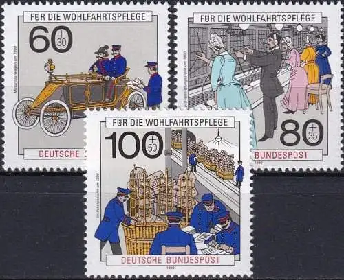 DEUTSCHLAND 1990 Mi-Nr. 1474/76 ** MNH