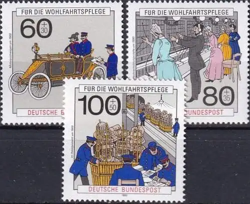 DEUTSCHLAND 1990 Mi-Nr. 1474/76 ** MNH