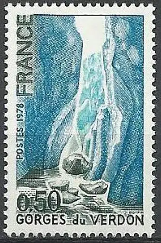 FRANKREICH 1978 Mi-Nr. 2077 ** MNH