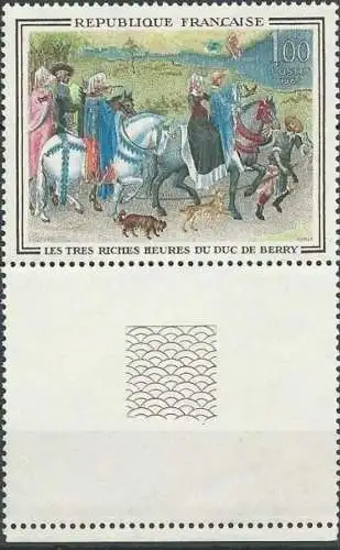 FRANKREICH 1965 Mi-Nr. 1523 Leerfeld ** MNH