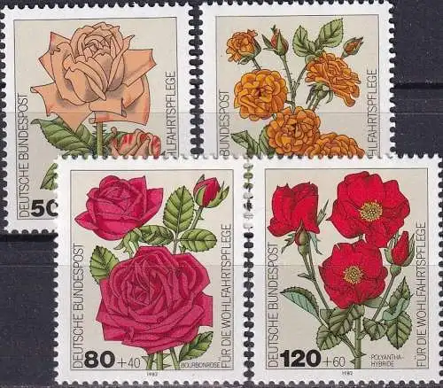 DEUTSCHLAND 1982 Mi-Nr. 1150/53 ** MNH