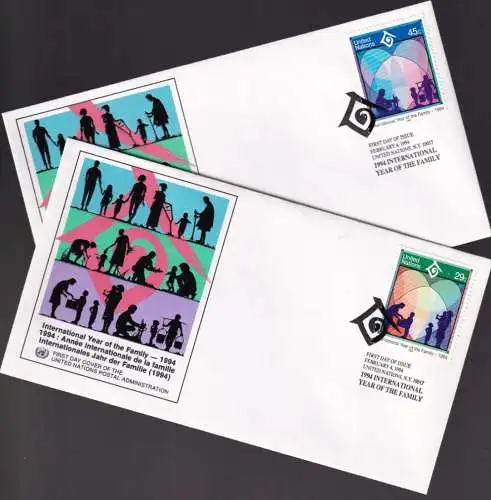 UNO NEW YORK 1994 Mi-Nr. 661/62 FDC