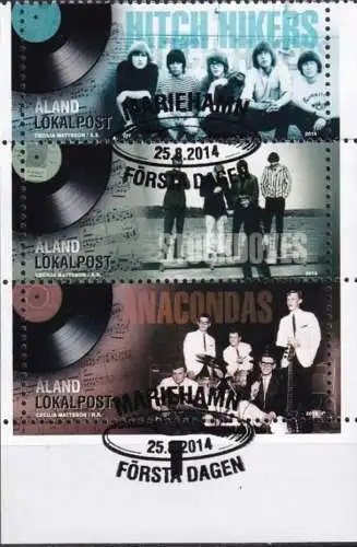 ALAND 2014 Mi-Nr. 396/98 o used - aus Abo