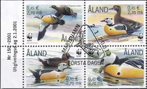 ALAND 2001 Mi-Nr. 183/86 o used - aus Abo