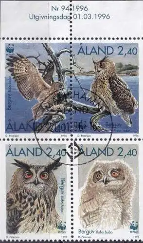 ALAND 1996 Mi-Nr. 109/12 o used - aus Abo