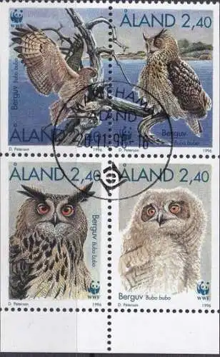 ALAND 1996 Mi-Nr. 109/12 o used - aus Abo