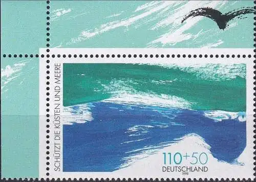 DEUTSCHLAND 1998 Mi-Nr. 1989 Eckrand ** MNH