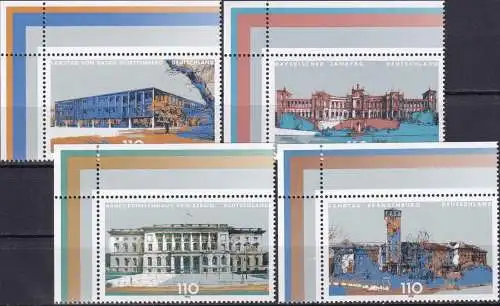 DEUTSCHLAND 1998 Mi-Nr. 1974/77 Eckrand ** MNH