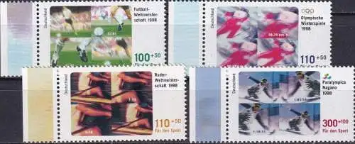 DEUTSCHLAND 1998 Mi-Nr. 1968/71 ** MNH