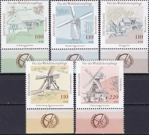 DEUTSCHLAND 1997 Mi-Nr. 1948/52 ** MNH