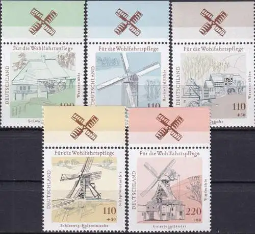 DEUTSCHLAND 1997 Mi-Nr. 1948/52 ** MNH