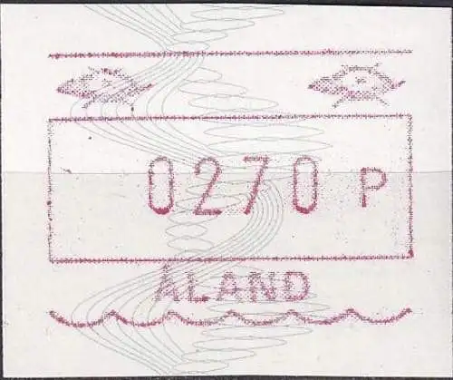 ALAND 1990 Mi-Nr. ATM 4 Automatenmarke ** MNH