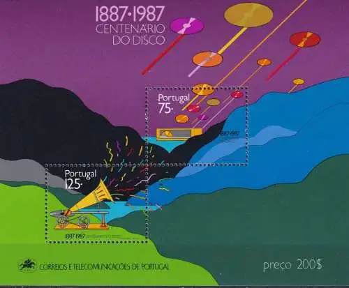 PORTUGAL 1987 Mi-Nr. Block 55 ** MNH - CEPT