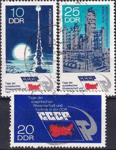 DDR 1973 Mi-Nr. 1887/89 o used - aus Abo