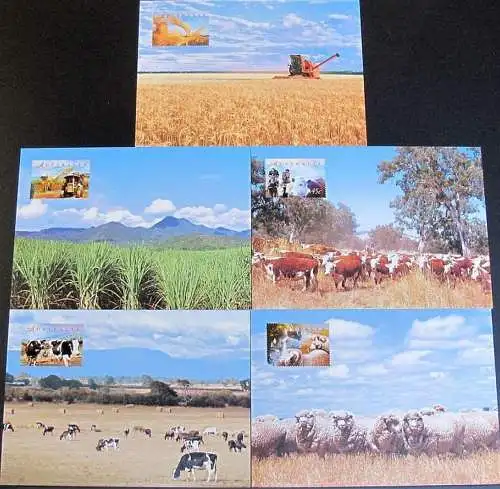 AUSTRALIEN 1998 Mi-Nr. 1709/12 Postkarten mit Ersttagsstempel - pre-paid postcards
