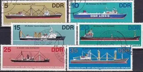 DDR 1982 Mi-Nr. 2709/14 o used - aus Abo