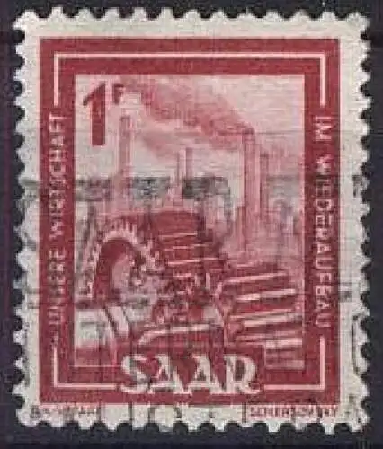 SAAR 1949 MI-Nr. 274 o used