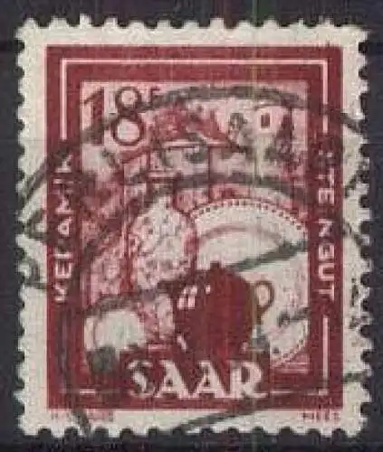 SAAR 1949 MI-Nr. 282 o used