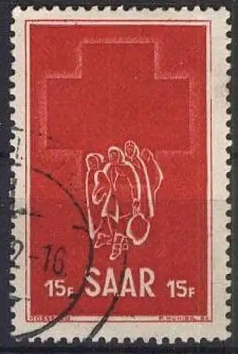 SAAR 1952 MI-Nr. 318 o used
