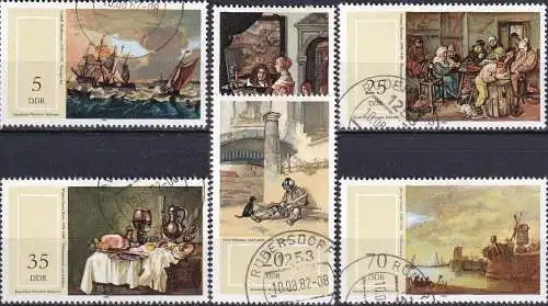 DDR 1982 Mi-Nr. 2726/31 o used - aus Abo