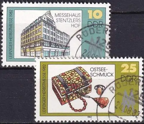 DDR 1982 Mi-Nr. 2733/34 o used - aus Abo