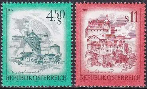 ÖSTERREICH 1976 Mi-Nr. 1519/20 ** MNH