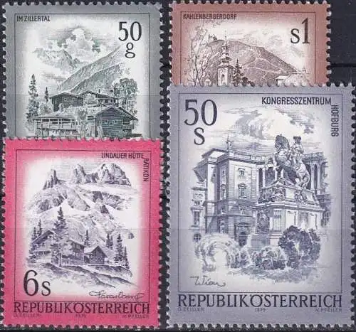 ÖSTERREICH 1975 Mi-Nr. 1475/78 ** MNH