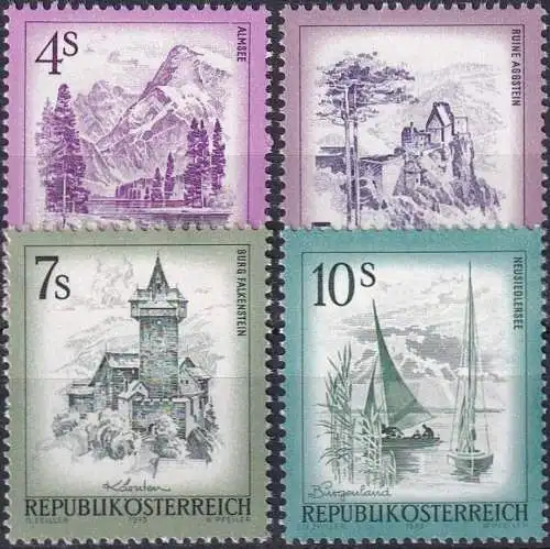 ÖSTERREICH 1973 Mi-Nr. 1430/33 ** MNH