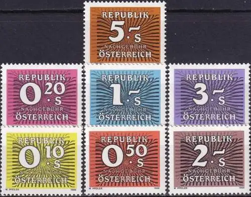 ÖSTERREICH 1985 Mi-Nr. P 260/66 ** MNH