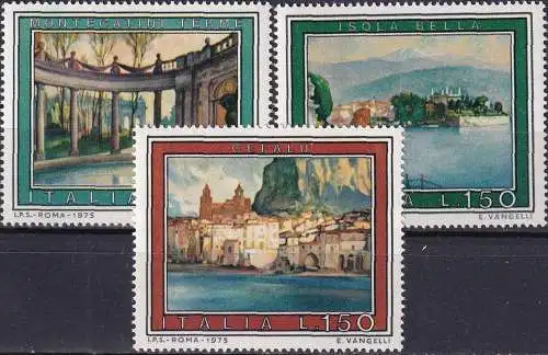 ITALIEN 1975 Mi-Nr. 1493/95 ** MNH