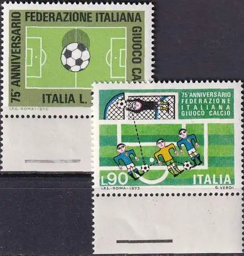 ITALIEN 1973 Mi-Nr. 1404/05 ** MNH