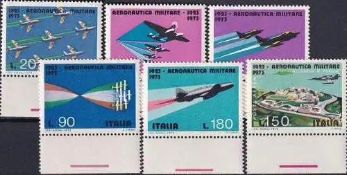ITALIEN 1973 Mi-Nr. 1394/99 ** MNH