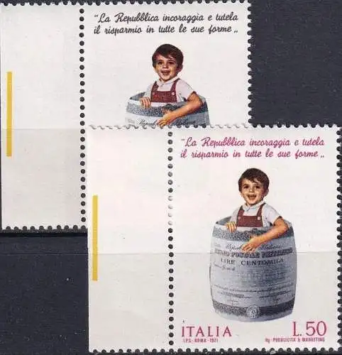 ITALIEN 1971 Mi-Nr. 1347/48 ** MNH