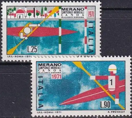 ITALIEN 1971 Mi-Nr. 1339/40 ** MNH