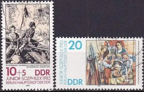 DDR 1983 Mi-Nr. 2812/13 o used