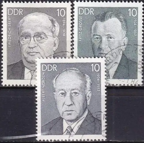 DDR 1984 Mi-Nr. 2849/51 o used