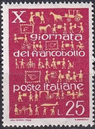 ITALIEN 1968 Mi-Nr. 1291 ** MNH