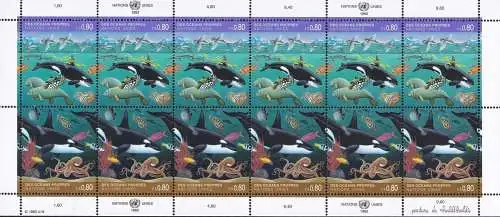 UNO GENF 1992 Mi-Nr. 213/14 Kleinbogen ** MNH