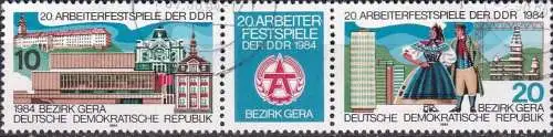 DDR 1984 Mi-Nr. 2880/81 o used - aus Abo