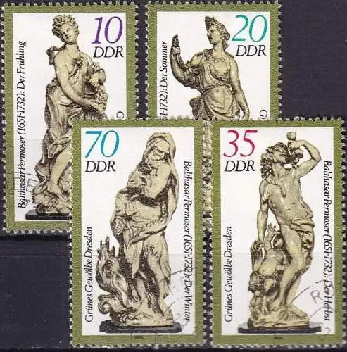 DDR 1984 Mi-Nr. 2905/08 o used - aus Abo