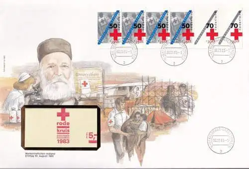NIEDERLANDE 1983 Mi-Nr. MH 30 Markenheft-FDC