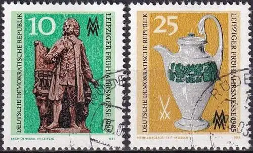 DDR 1985 Mi-Nr. 2929/30 o used - aus Abo