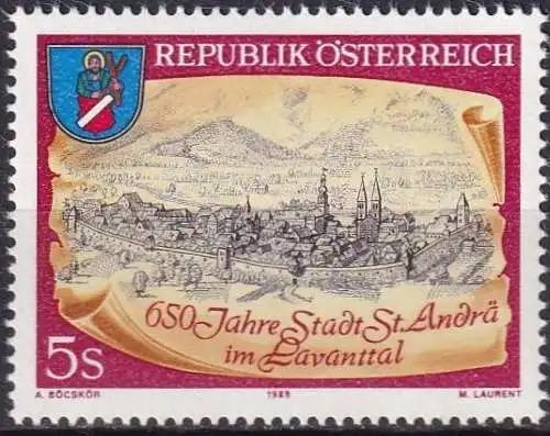 ÖSTERREICH 1989 Mi-Nr. 1960 ** MNH