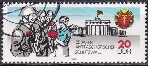 DDR 1986 Mi-Nr. 3037 o used - aus Abo