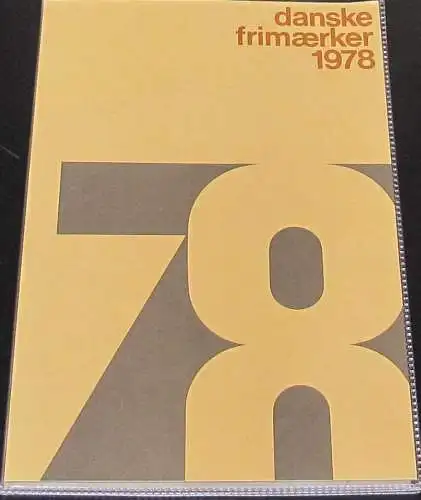 DÄNEMARK 1978 Mi-Nr. 655-674 Jahresmappe - year set ** MNH