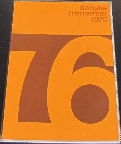 DÄNEMARK 1976 Mi-Nr. 611-634 Jahresmappe - year set ** MNH